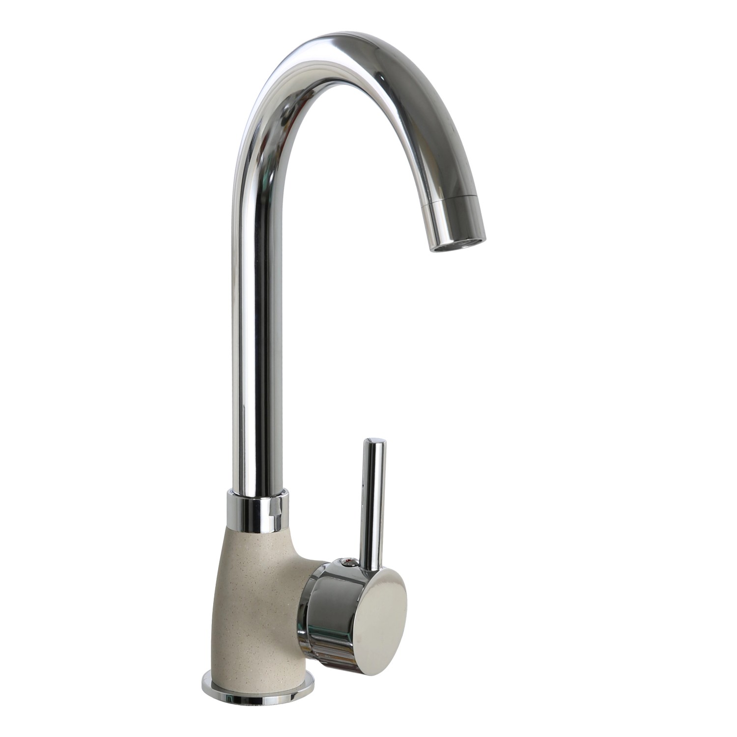 Pyramis Stojánková dřezová baterie Bello Duo, béžová