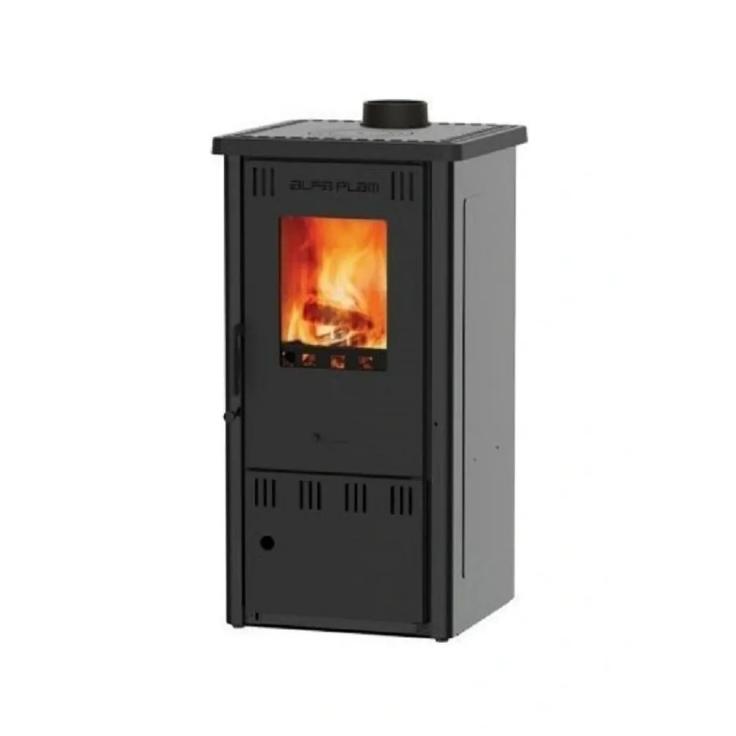 Alfa Plam Krbová kamna Elita II Eco, 6,5 kW, antracitová, 87 x 44 x 46 cm