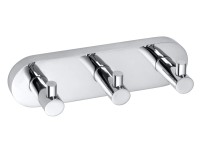 Bemeta Věšák OMEGA se 3 háčky 185 x 55 x 50 mm