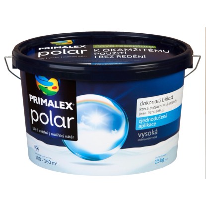 PRIMALEX Vnitřní malířský nátěr Polar bílý 15 kg
