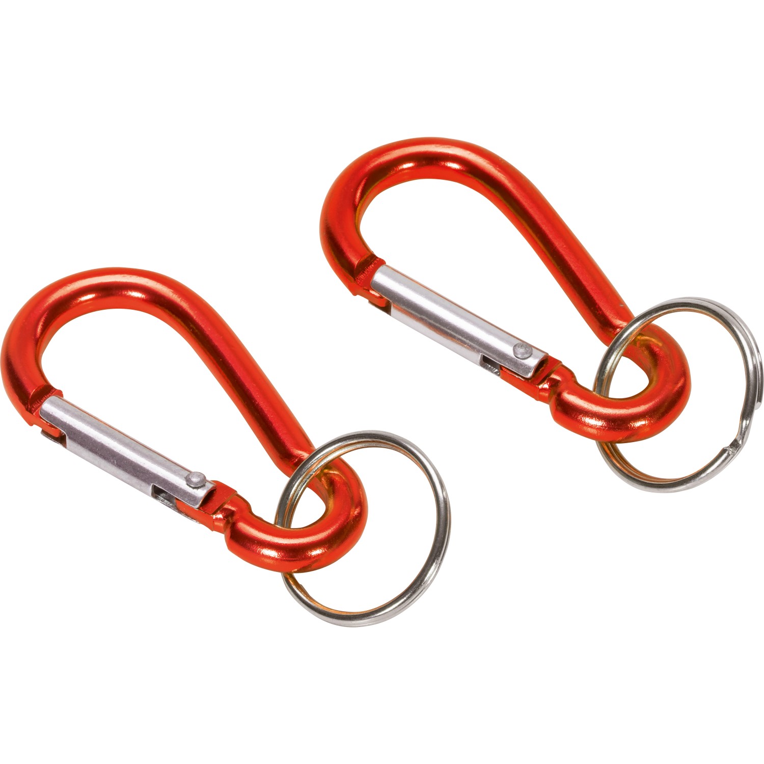 LUX Hliníková karabina červená 2 ks, 6 mm