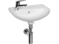 Jika Umyvadlo LYRA PLUS s 1 otvorem vlevo, 400 x 310 x 145 mm