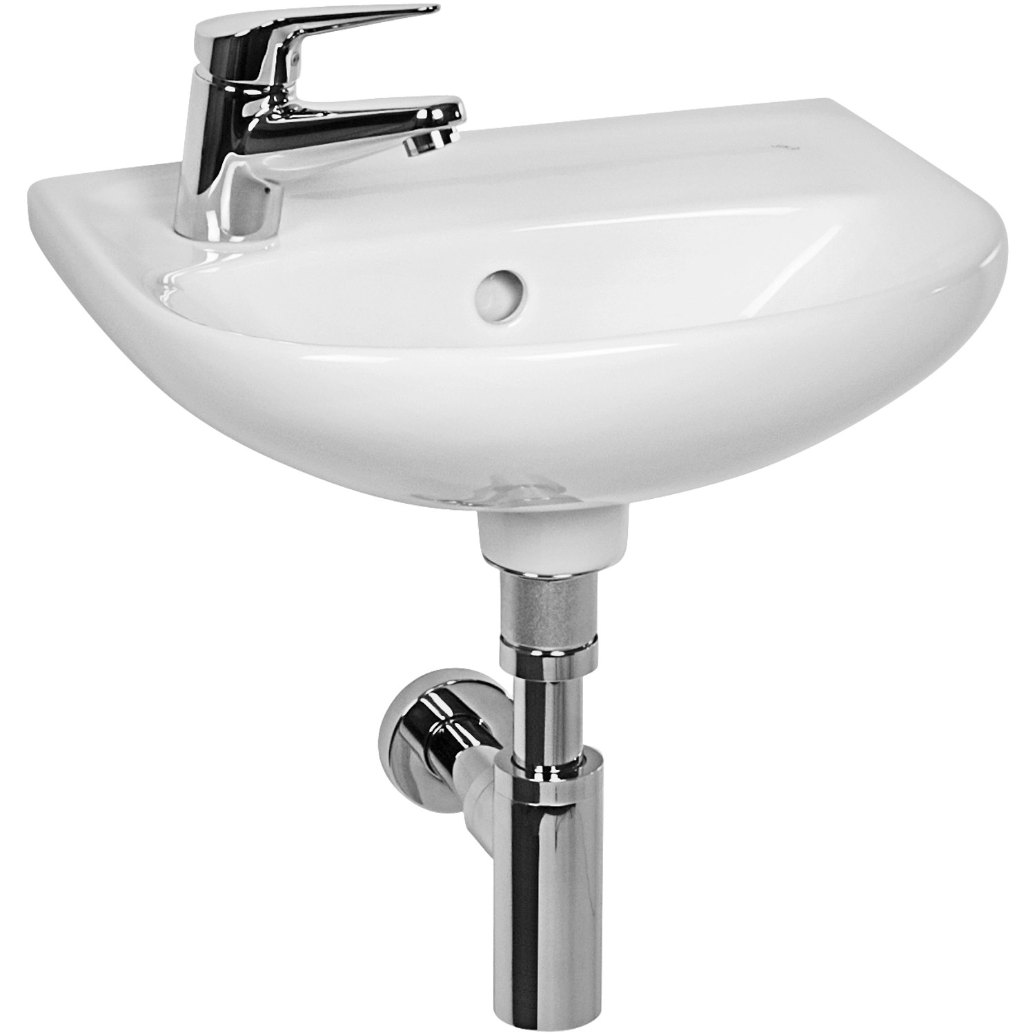 JIKA Umyvadlo LYRA PLUS s 1 otvorem vlevo, 400 x 310 x 145 mm