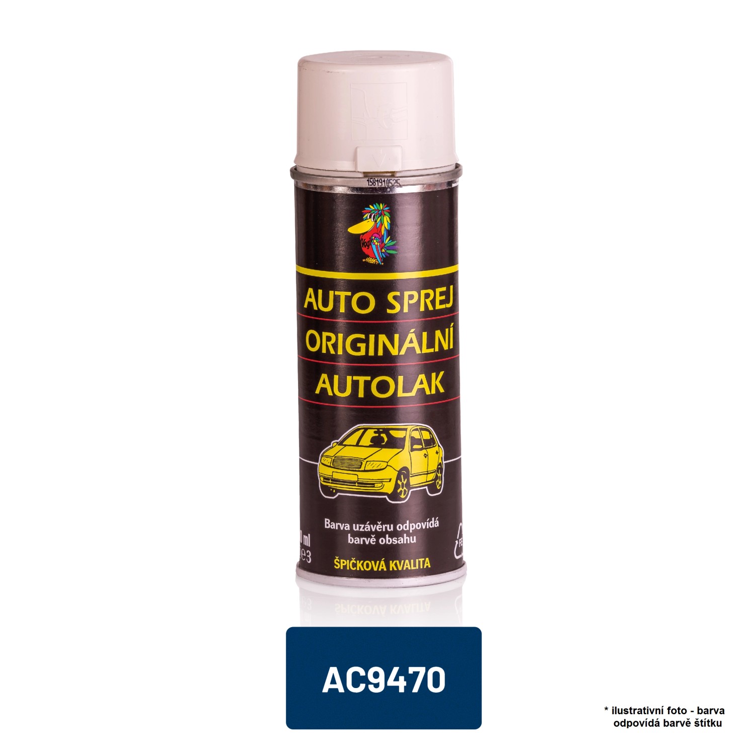 Auto sprej modrá laguna metalická 200ml (F5VC9C9)