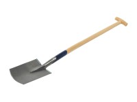 LUX-TOOLS Dámský rýč Comfort s nášlapnou hranou jasanová T-násadá ohýbaná v páře