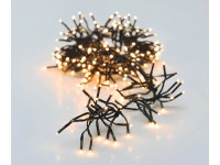 Světelný řetěz s trsy 192 LED, teplá bílá, 150 cm