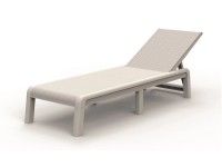 KETER Zahradní lehátko Mallorca, bílá, 58 x 187,5 x 29 cm