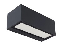 LUTEC LED nást. svítidlo GEMINI tm. šedé 21W 1230lm 4000K IP54 85x220x103mm