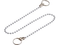 LUX Příslušenství pro kuličkový řetízek, chromované, 4dílné