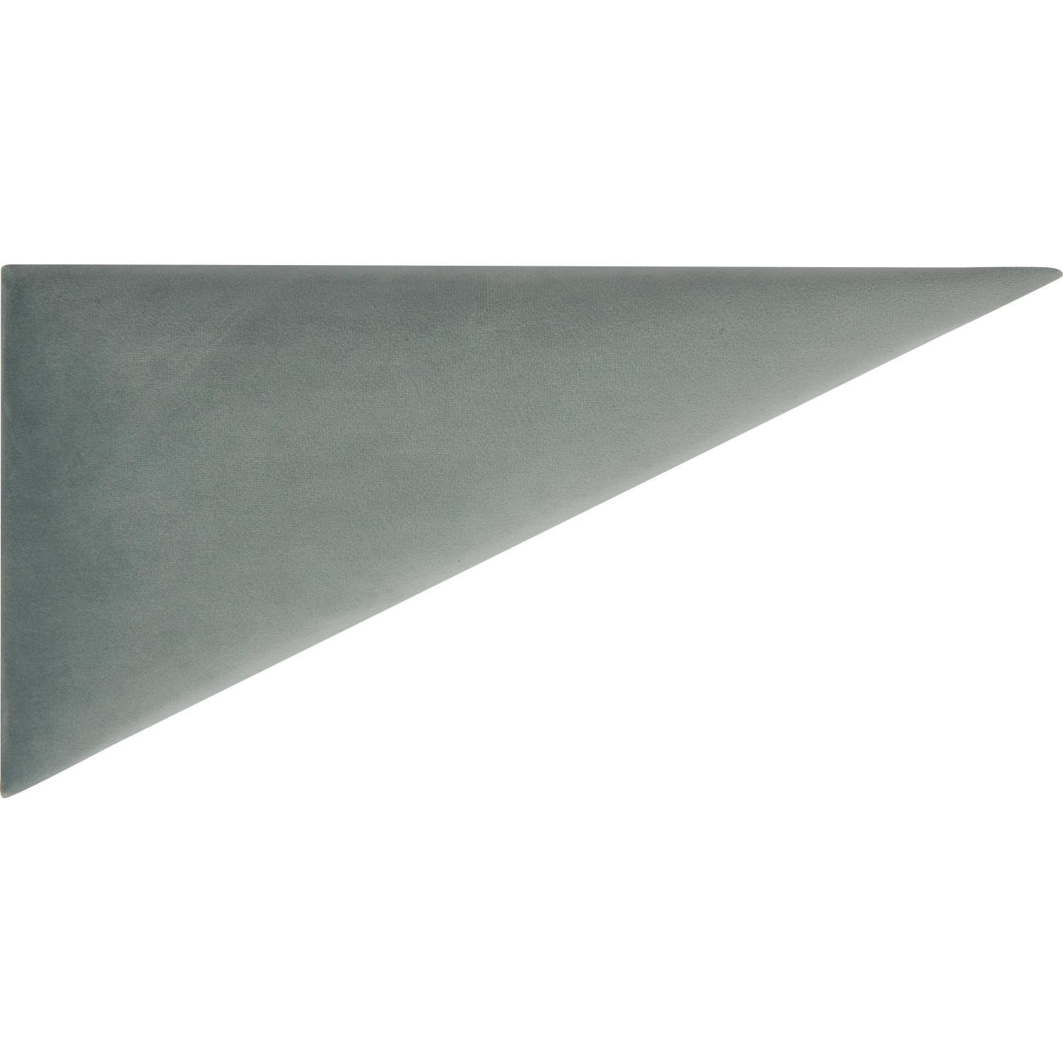 Nástěnný polstr trojúhelník 15 cm x 30 cm mátový sametový