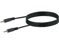 Schwaiger Audio propojovací kabel 3,5 mm jack zástrčka černý 1,5 m
