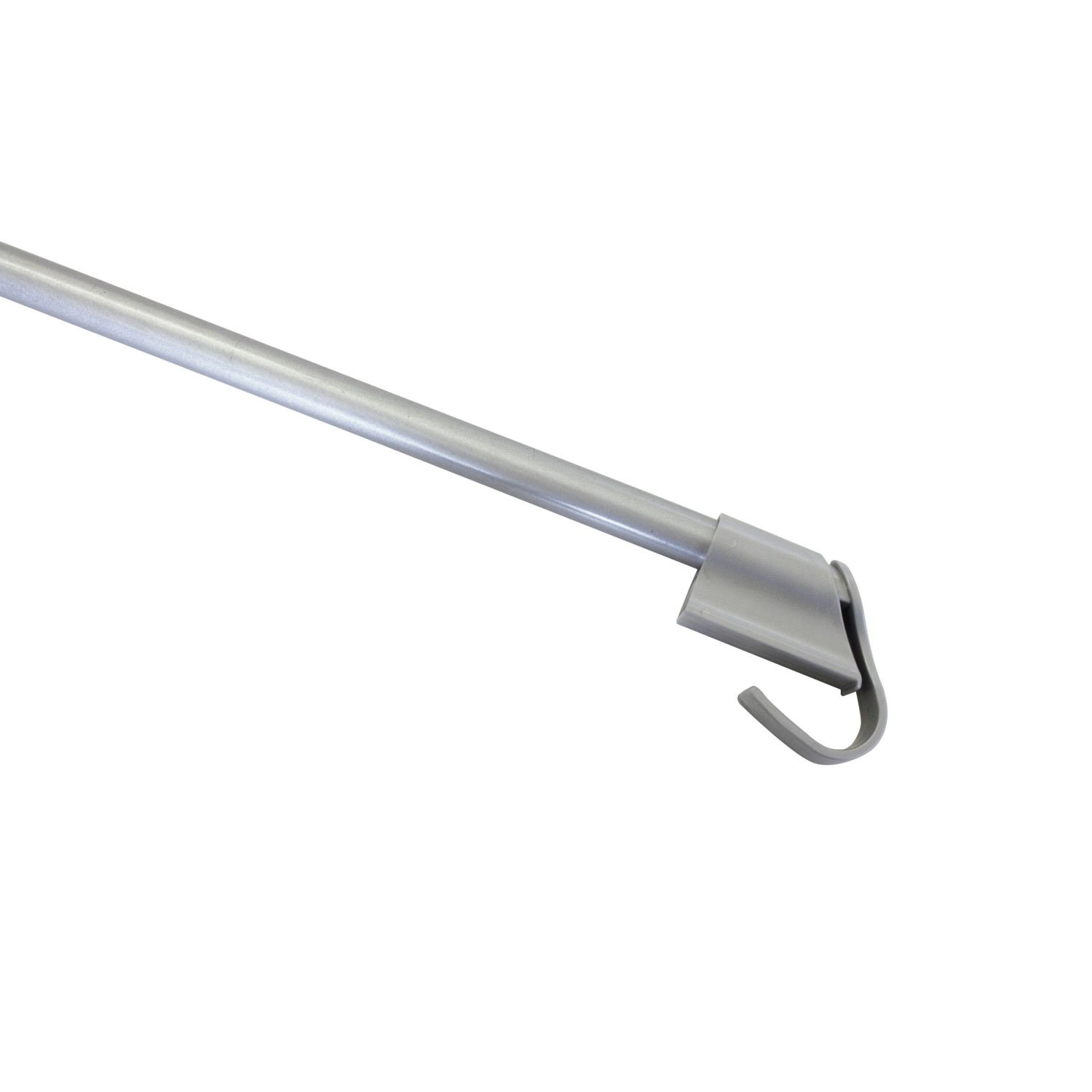 Gardinia Napínací vitrážka, stříbrná, pr. 10/12 mm, 45 - 75 cm