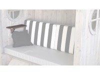 Weka Boční odkládací stolek k zahradnímu posezení Bozen a Merano, stříbrno-šedý