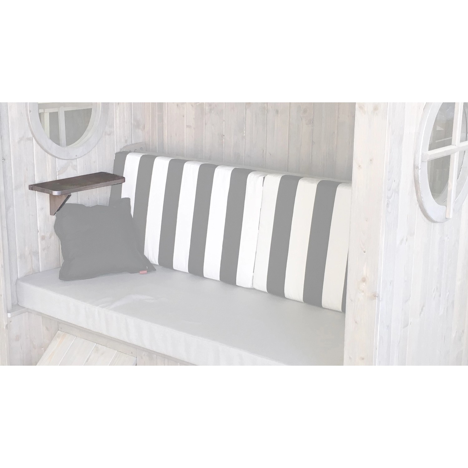 Weka Boční odkládací stolek k zahradnímu posezení Bozen a Merano, stříbrno-šedý