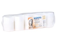 Lisované hřbitovní svíčky Madona, bílá, 5x30 g