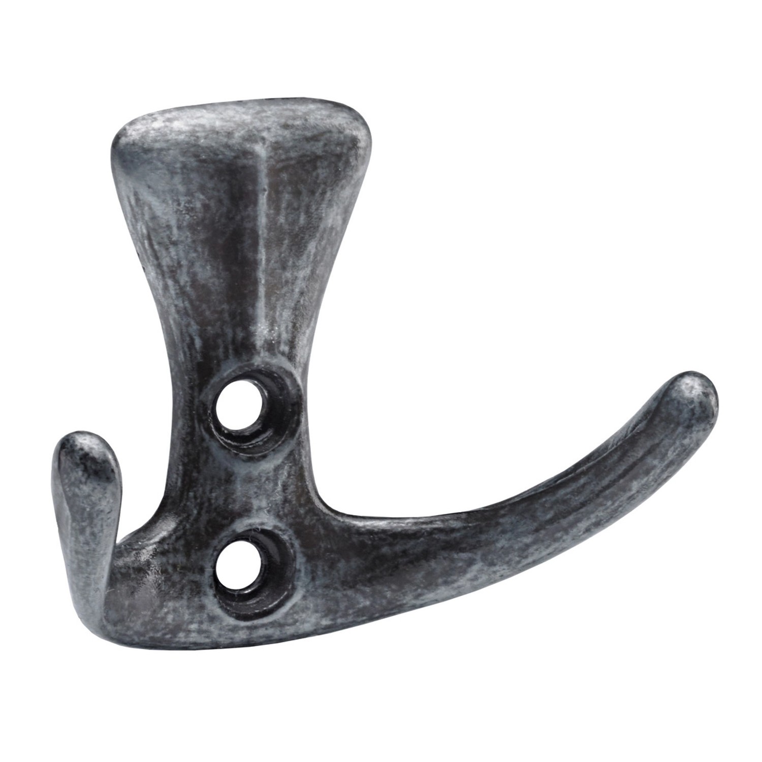 Hettich Dvojitý háček CLASSIC z tlakově litého zinku stříbrný leštěn 55x67x34mm