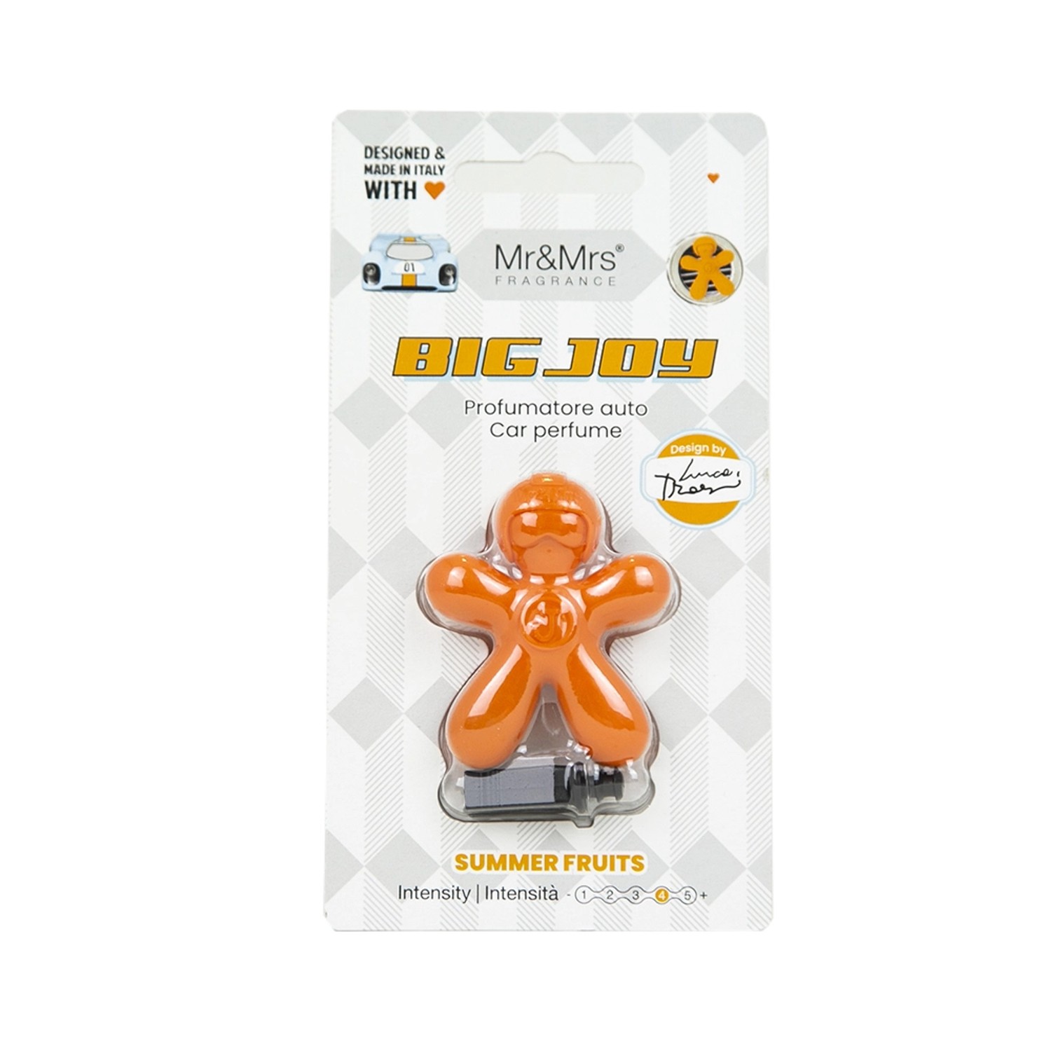 Mr. & Mrs. Osvěžovač vzduchu do auta Big Joy Orange Summer Fruits