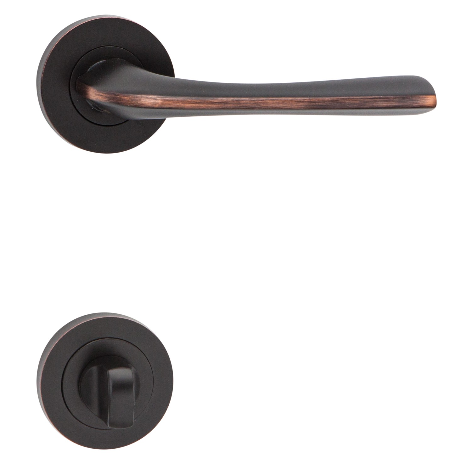 Cobra Rozetové dveřní kování Altea-R WC, nikl černý