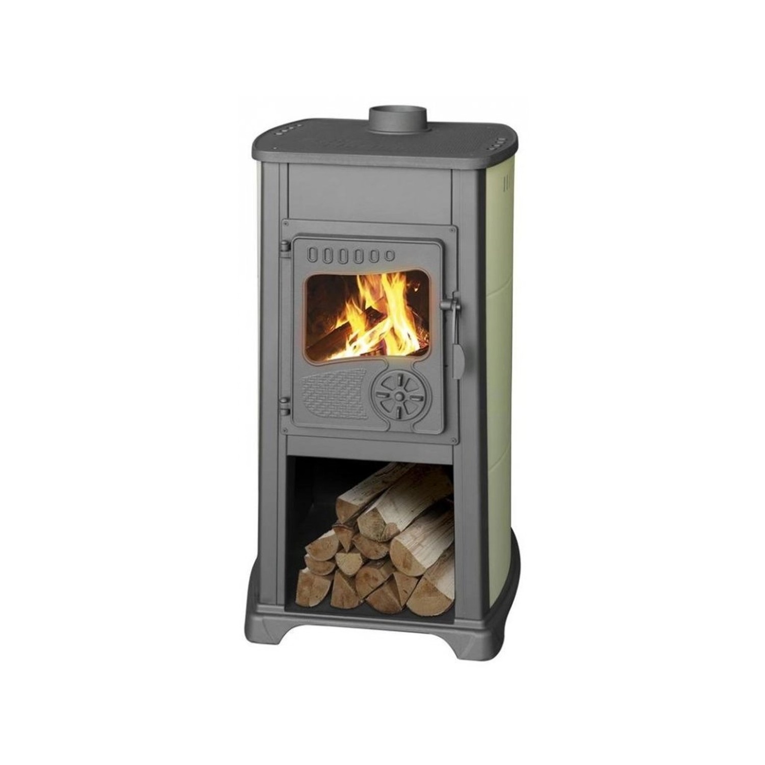 Bella Thalia Krbová kamna Eco, 5,4 kW, krémová, 90 x 49 x 44 cm