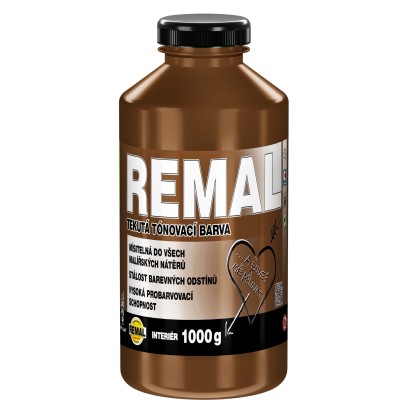 REMAL Tekutá tónovací barva 0200 hnědá 1 kg