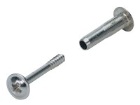 Spojovací šroub M4 36-46 mm poniklovaný, 10 ks