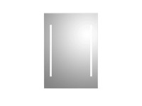 Kristall-Form Zrcadlo Merkur s LED osvětlením, 70 x 50 cm