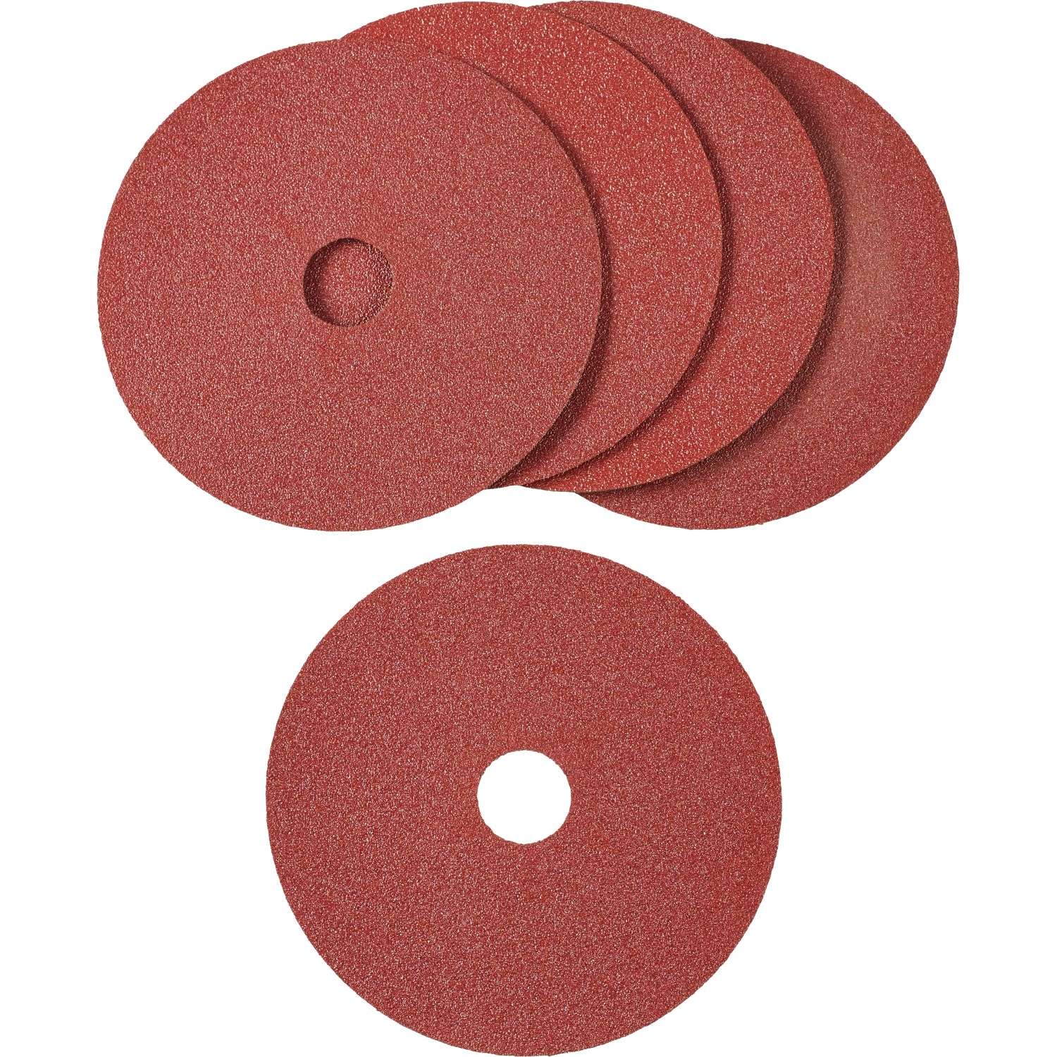 LUX Fíbrový kotouč Classic zrnitost 80, 5 ks, pr. 125 mm