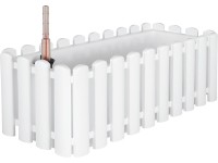 Geli Samozavlažovací truhlík Aqua Palido, bílá, 47 x 19 cm