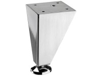 Hettich Nábytková noha Gaja 70 x 70 x 100 mm chromovaná