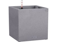 Lechuza Květináč Canto Stone Low 30 šedý, 300 x 300 x 560 mm