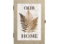 Bondecor Skříňka na klíče, Home, plastová, 20 x 30 cm Bondecor Skříňka na klíče, Home, plastová, 20 x 30 cm