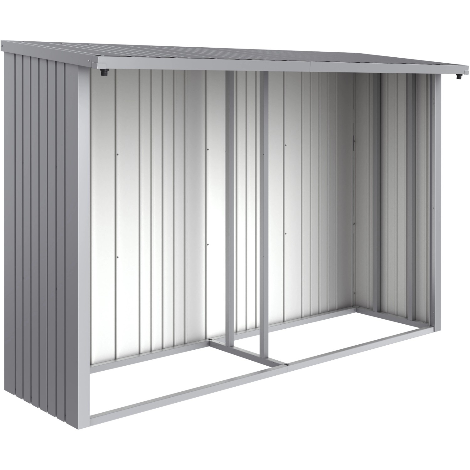 Biohort Zadní stěna pro WoodStock 300 stříbrná, 288,6 x 1,1 x 196,5 cm