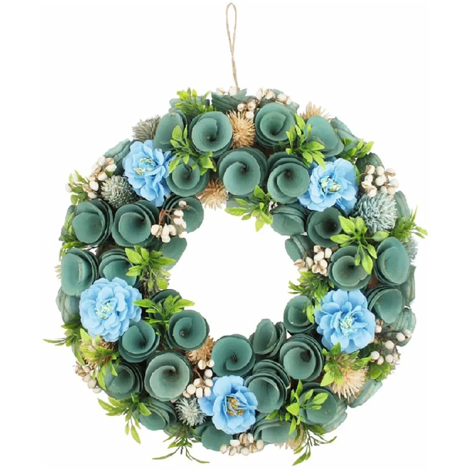 Anděl Přerov Dekorační věnec 30 x 30 x 7 cm na zavěšení