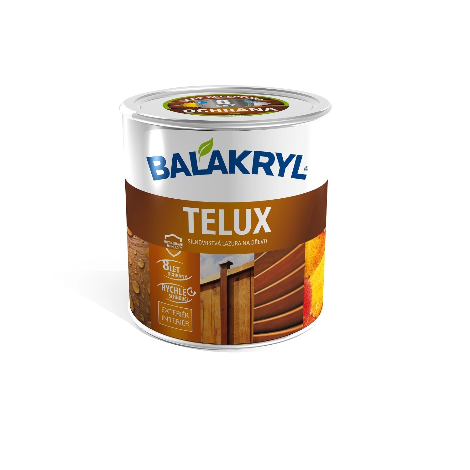 BALAKRYL Silnovrstvá lazura na dřevo Telux pinie 0,7 kg