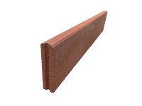 Semmelrock Chodníkový obrubník Metra 5, červená, 100 x 20 x 5 cm