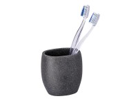 Wenko Kelímek na zubní kartáčky Puro polyresin 9,4 cm x 9,4 cm x 6,5 cm antracit