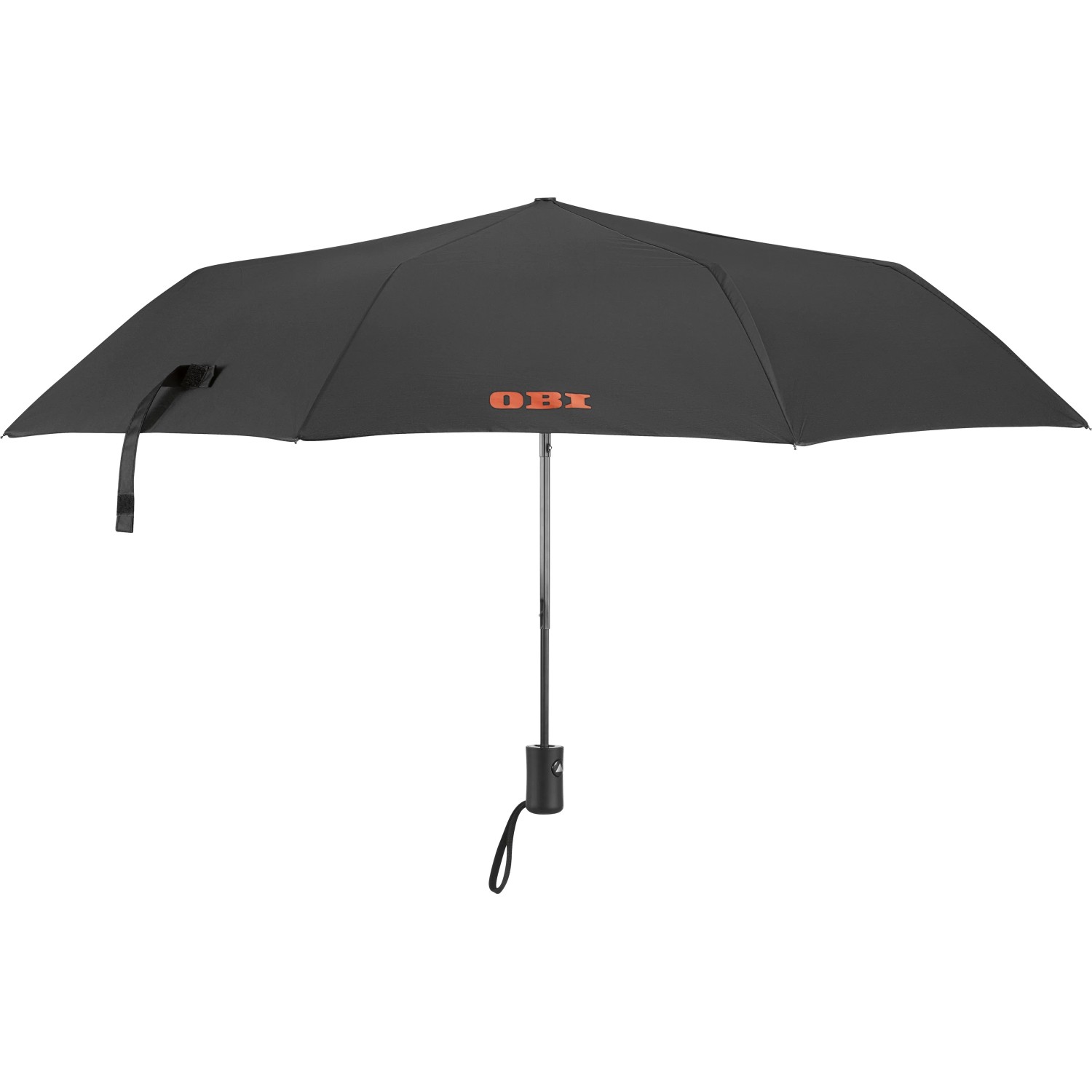OBI Poloautomatický deštník s logem černý pr. 98 cm
