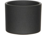 Mica Decorations Obal na květináč Era tmavě šedý matný, pr. 12 x 10 cm