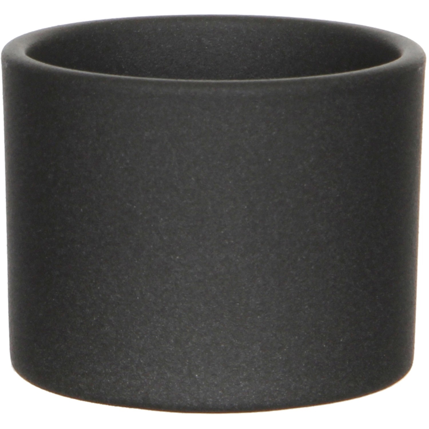 Mica Decorations Obal na květináč Era tmavě šedý matný, pr. 12 x 10 cm
