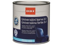 OBI Univerzální barva 2v1 hedvábně matná čokoládově hnědá 500 ml