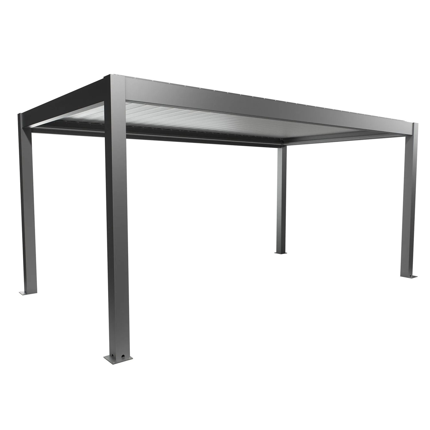 Biohort Pergola 5,5 x 3 křemenově šedá/stříbrná 552,5 x 312 cm