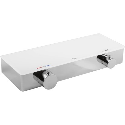 baliv Sprchová termostatická baterie DU-2050 bílé sklo