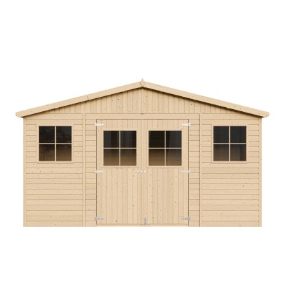 Timbela Dřevěný zahradní domek M332 bez podlahy, 401 x 199 cm