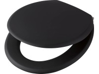 baliv WC sedátko Laya s dřevěným jádrem, SoftClose, černá