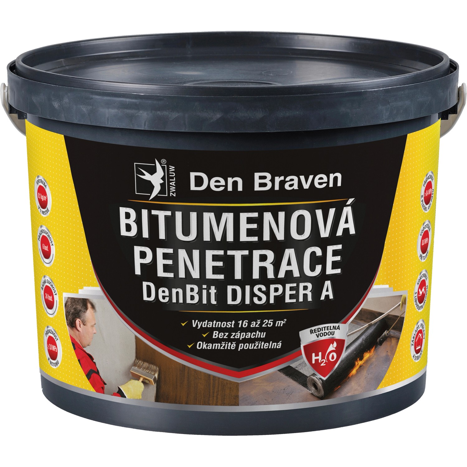 Den Braven Bitumenová penetrace Disper A 10 kg