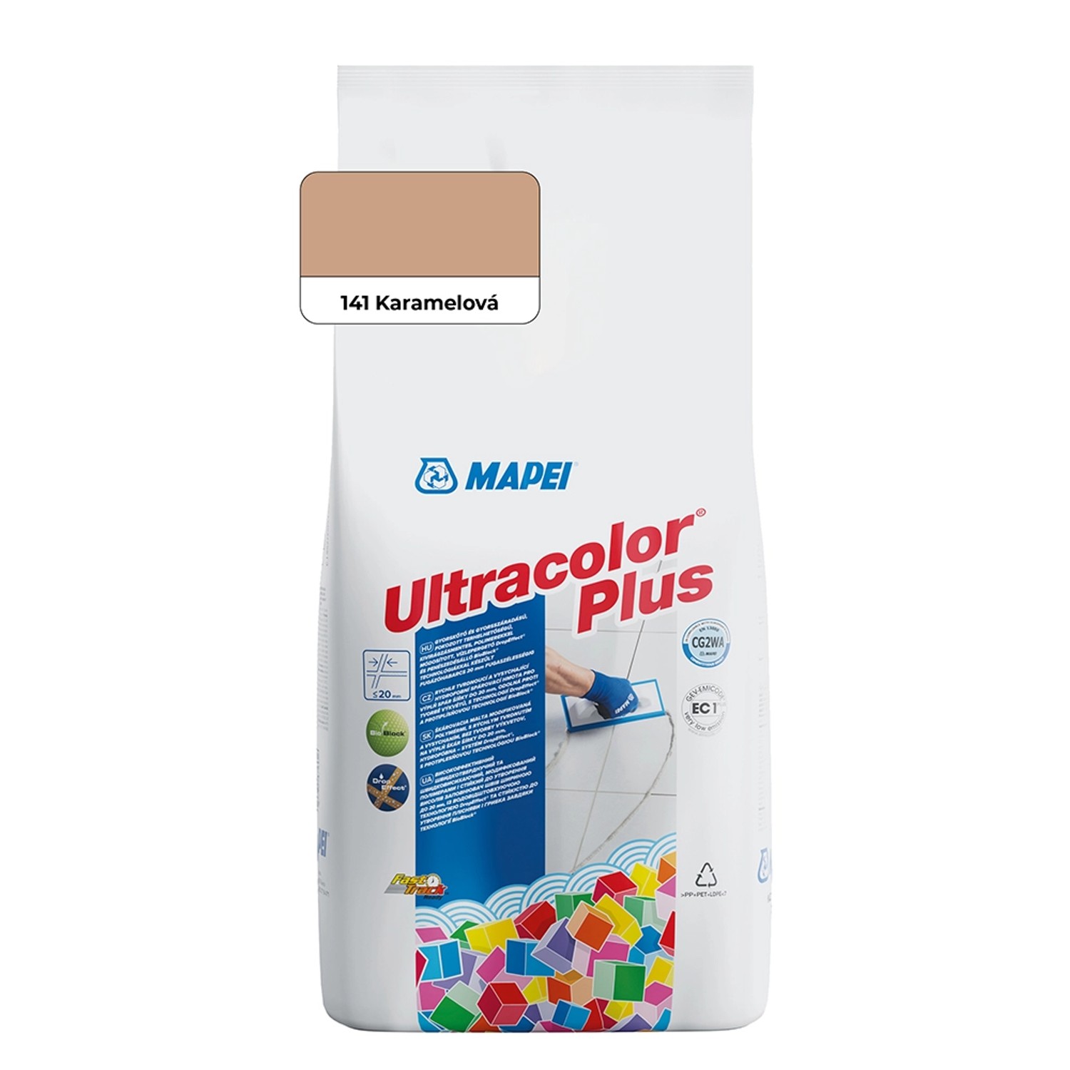 Mapei Spárovací hmota Ultracolor Plus 2 kg, 141 karamelová