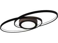 Trio LED stropní svítidlo Galaxy 27 W s vypínačem antracitové