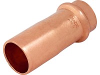 Lisovací redukční vsuvka měděná, pr. 22 mm x 18 mm, 1 ks Lisovací redukční vsuvka měděná, pr. 22 mm x 18 mm, 1 ks