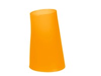 Spirella Kelímek na zubní kartáčky Move plast oranžový ojíněný