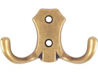 Hettich Nástěnný háček na kabáty Classic 1, zinek pomosazený b., 77 x 47 x 30 mm Hettich Nástěnný háček na kabáty Classic 1, zinek pomosazený b., 77 x 47 x 30 mm